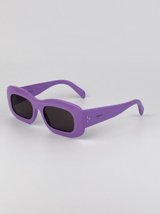 Celine Women Sunglasses Purple Grey Rectangle CL40294I 78A NEW AUTHENTIC main image 5